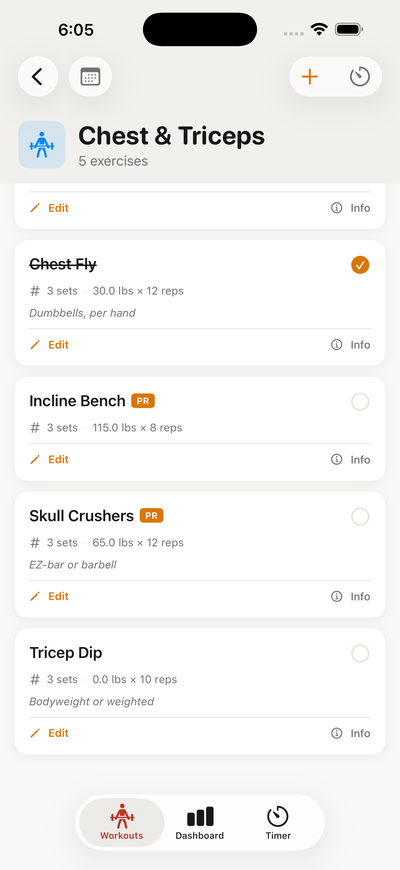 Exercise Detail